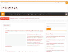 Tablet Screenshot of infomaza.com